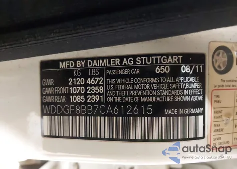 2012 Mercedes-Benz C 300 Sport 4Matic from USA, damaged, VIN WDDGF8BB7CA612615